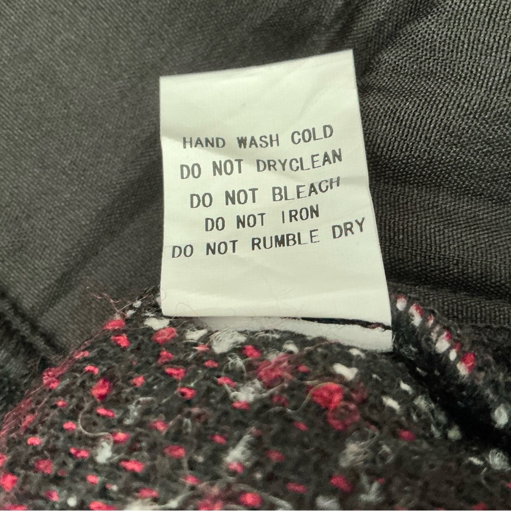 DAVI & DANI Oversized Plaid Shacket Button Up Wool Blend Textured Flannel Jacket - Picture 16 of 16